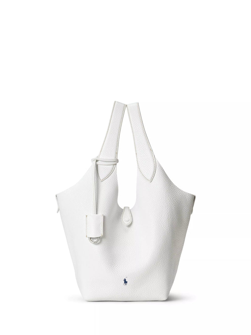 Polo Ralph Lauren Polo Play Medium Leather Tote Bag