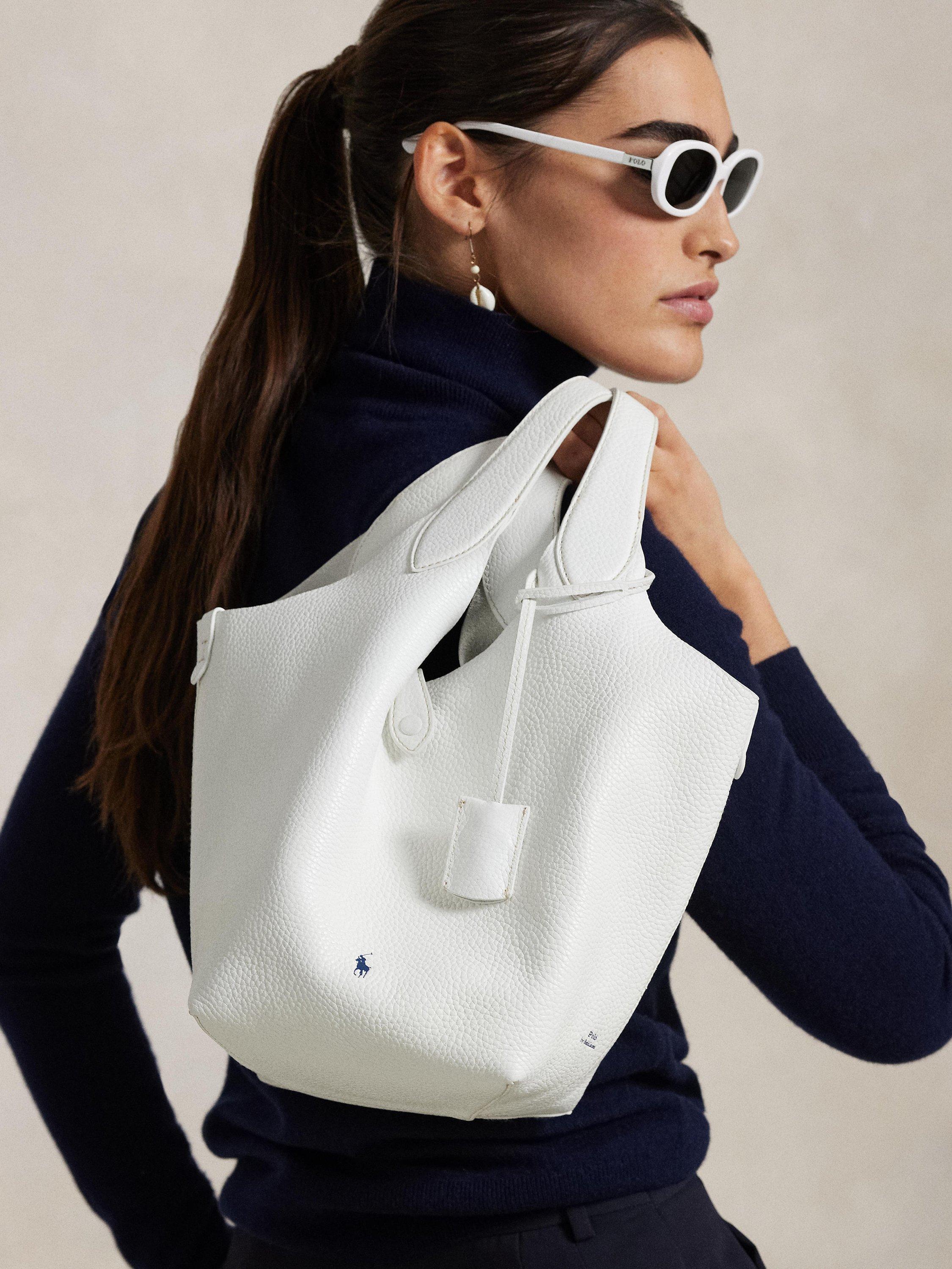 Ralph Lauren medium leather tote bag - British product