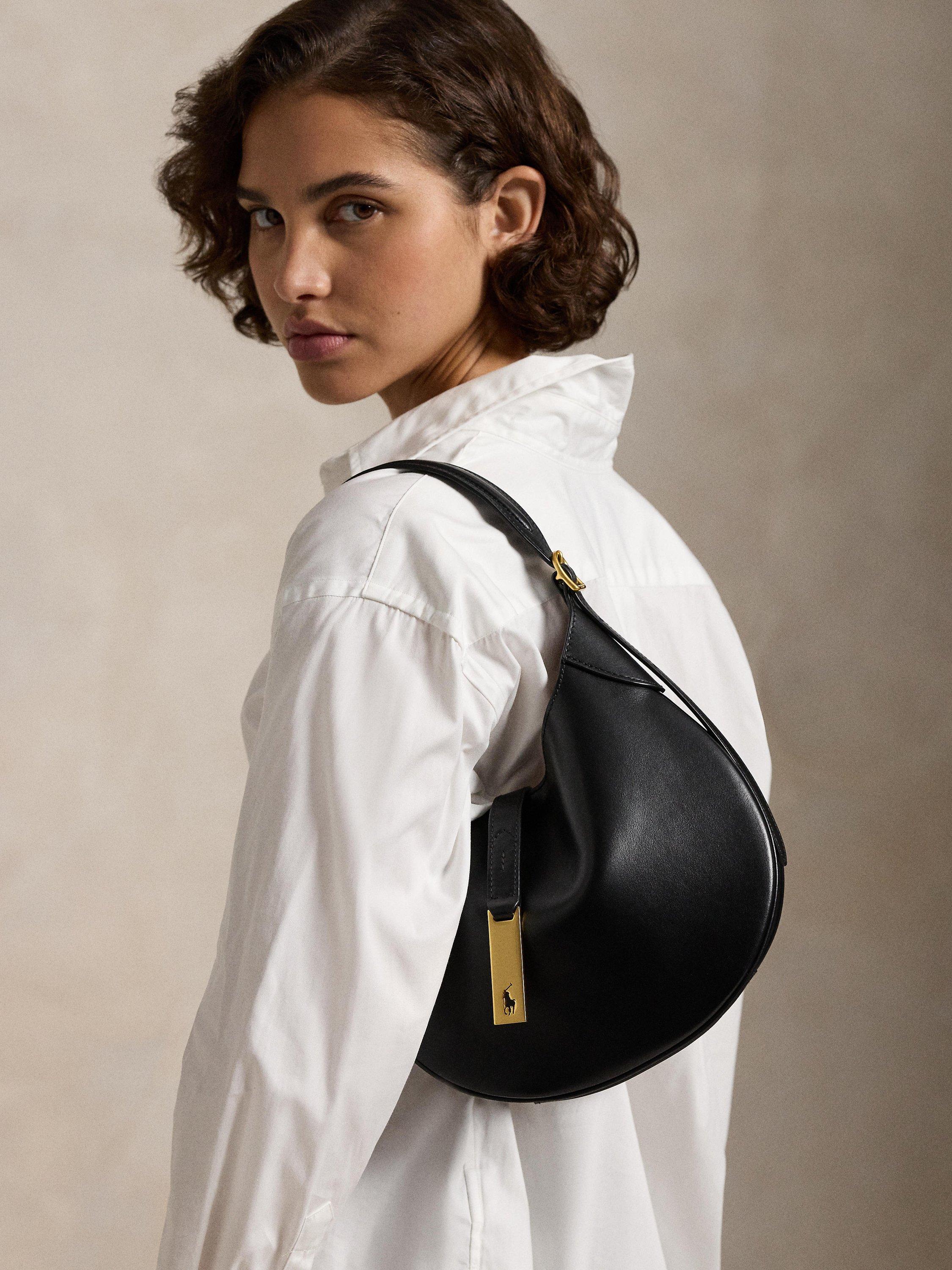 Ralph Lauren Polo ID shoulder bag Italian leather, imported from the UK