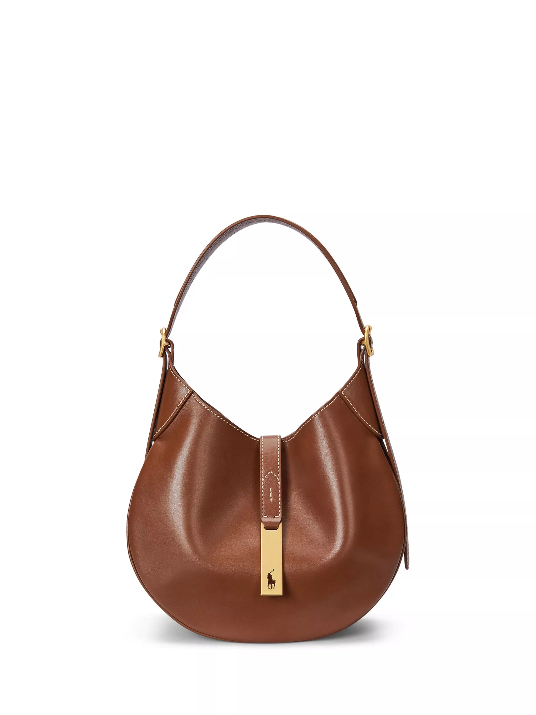 Polo Ralph Lauren Polo ID Small Leather Shoulder Bag