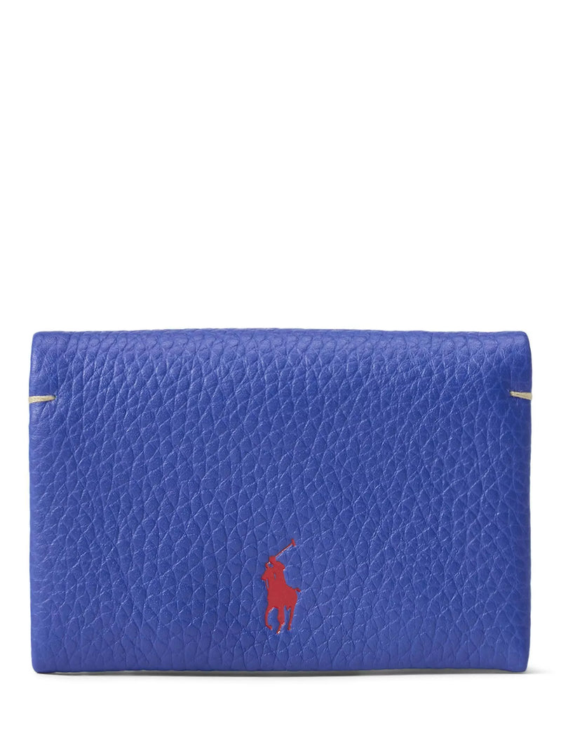 Ralph Lauren Polo Play Leather Snap Card Case