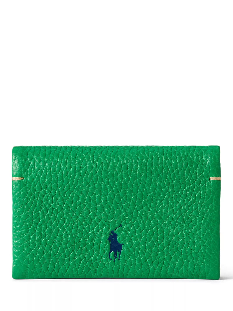 Ralph Lauren Polo Play Leather Snap Card Case