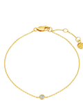 Orelia crystal bracelet pale gold 16cm - British product