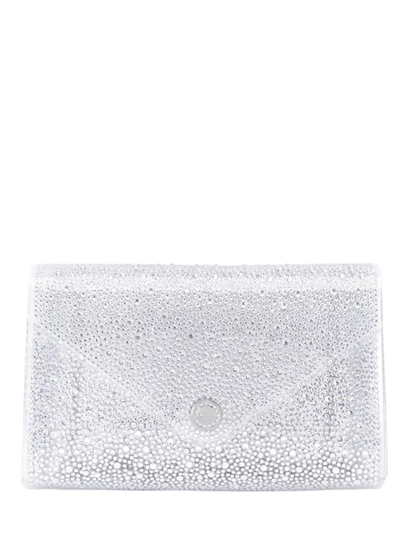 Carvela Positano Vinyl Embellished Clutch Bag