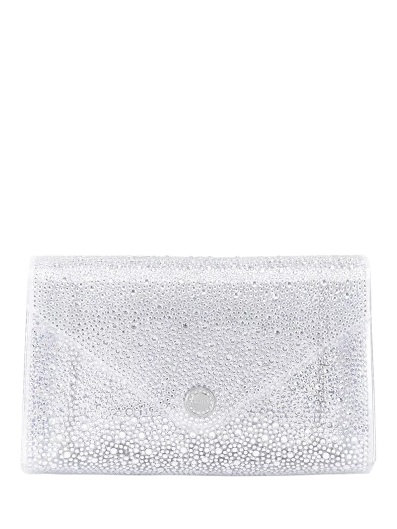 Carvela Positano Vinyl Embellished Clutch Bag