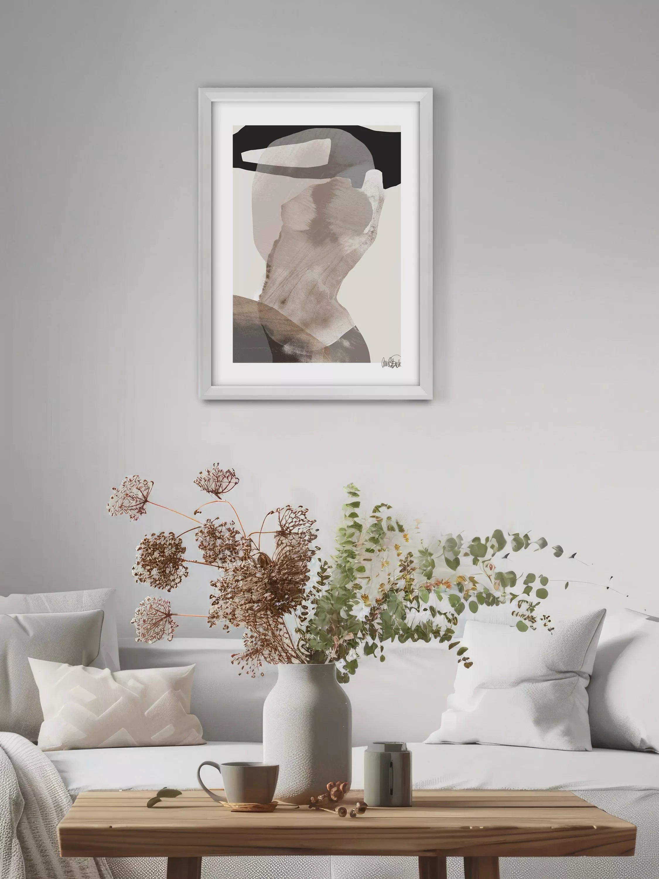 Brookpace Lascelles Anna Bulow Monument framed print 75x55cm (British brand)