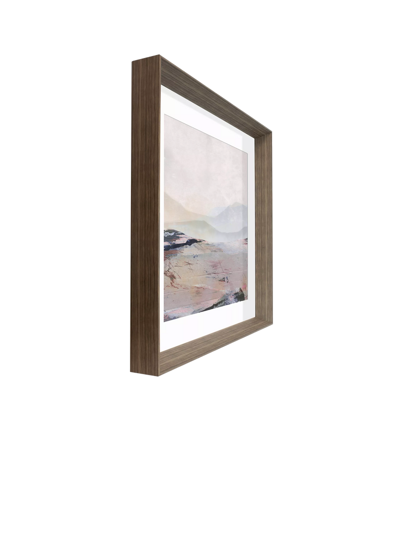 Brookpace Lascelles Horizon abstract framed print 64x64cm (British brand)