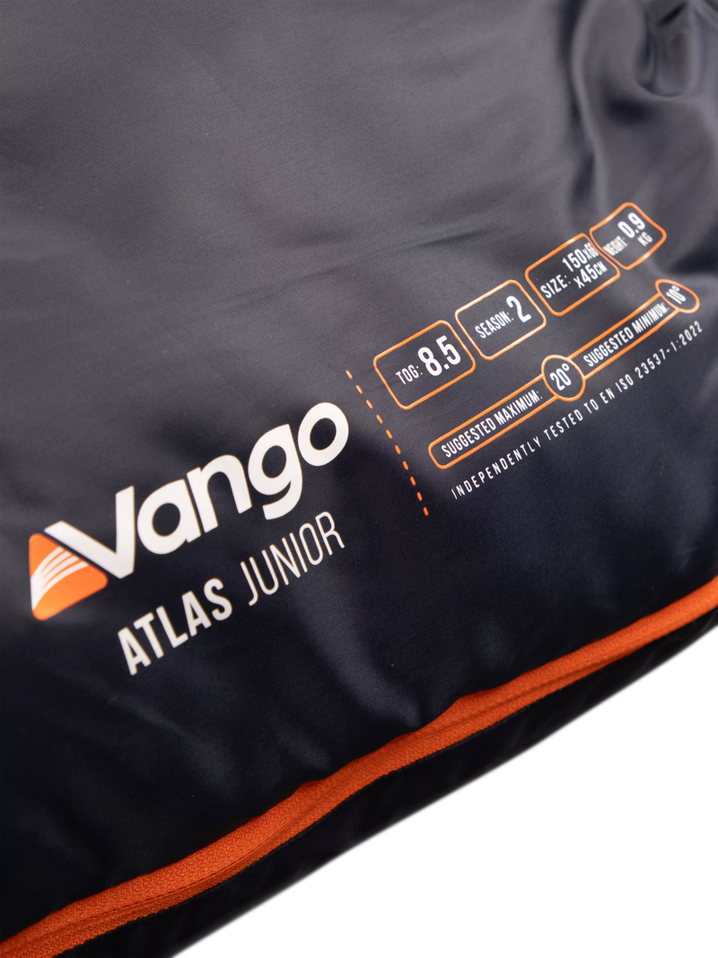 Vango Atlas Junior sleeping bag midnight navy, imported from the UK