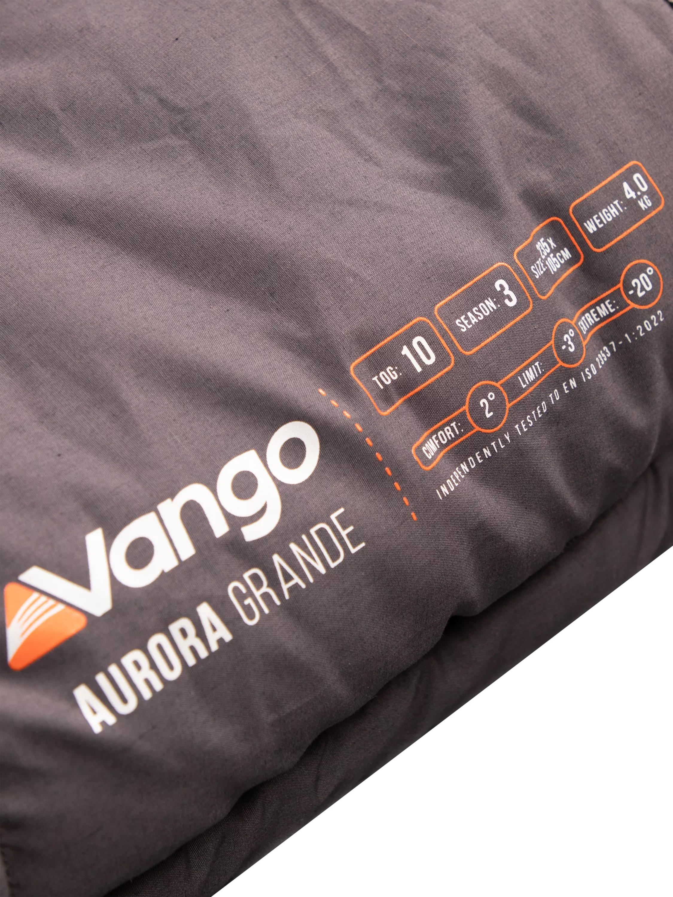Vango Aurora Grande single sleeping bag Excalibur, imported from the UK