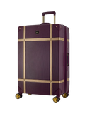 Rock Vintage 8-Wheel 78cm Large Hard-Sided Suitcase
