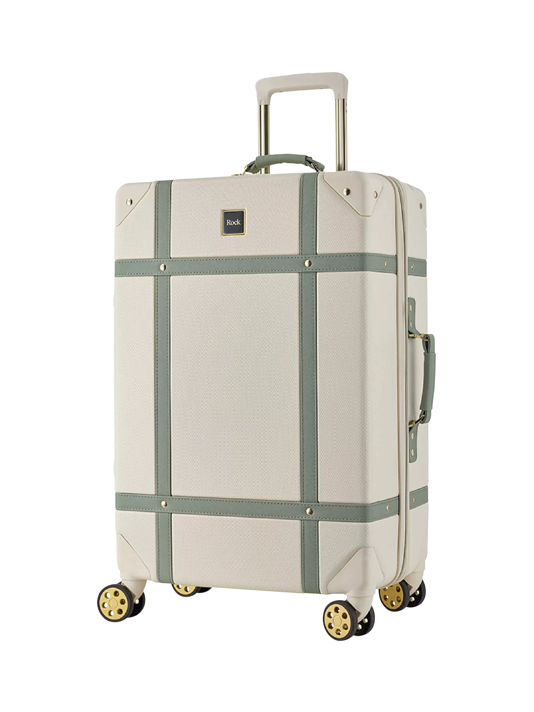 Rock Vintage 8-Wheel 68cm Medium Suitcase