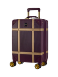 Rock Vintage 8-Wheel 55cm Hard-Sided Cabin Suitcase