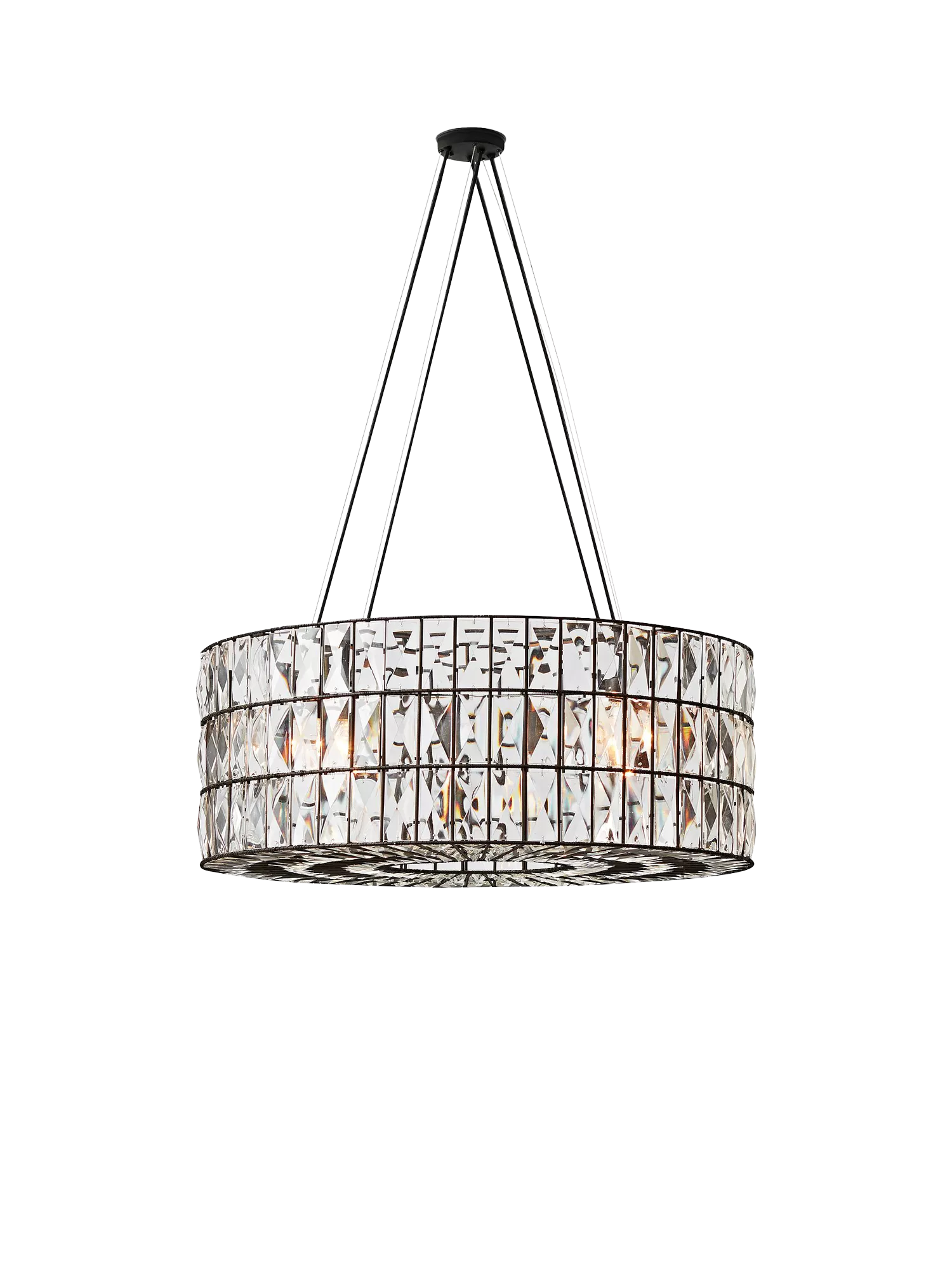 Pottery Barn Adeline bronze crystal chandelier (British brand)