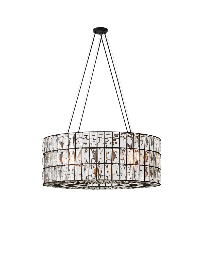 Pottery Barn Adeline bronze crystal chandelier (British brand)