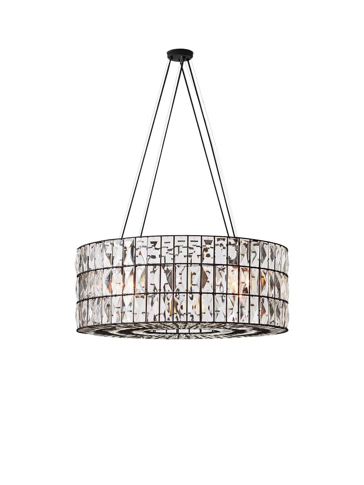 Pottery Barn Adeline bronze crystal chandelier (British brand)