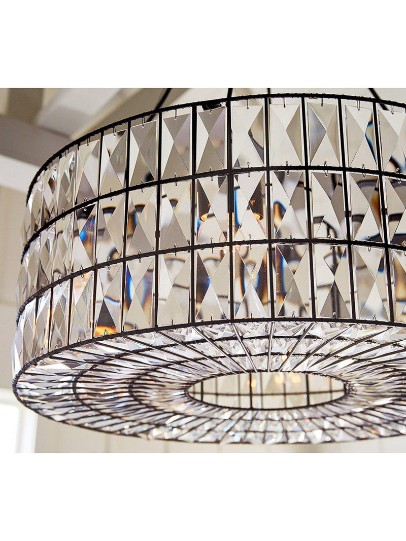 Pottery Barn Adeline bronze crystal chandelier (British brand)
