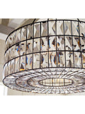 Pottery Barn Adeline bronze crystal chandelier (British brand)