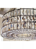 Pottery Barn Adeline bronze crystal chandelier (British brand)