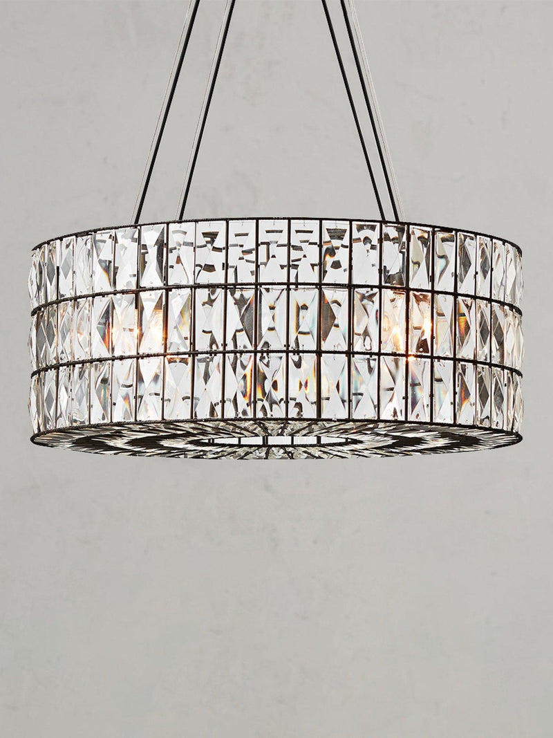 Pottery Barn Adeline bronze crystal chandelier (British brand)