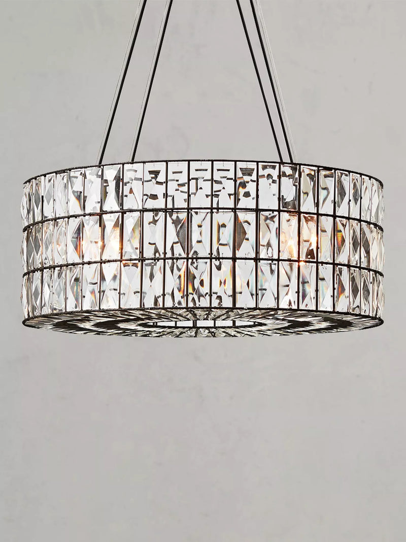 Pottery Barn Adeline bronze crystal chandelier (British brand)