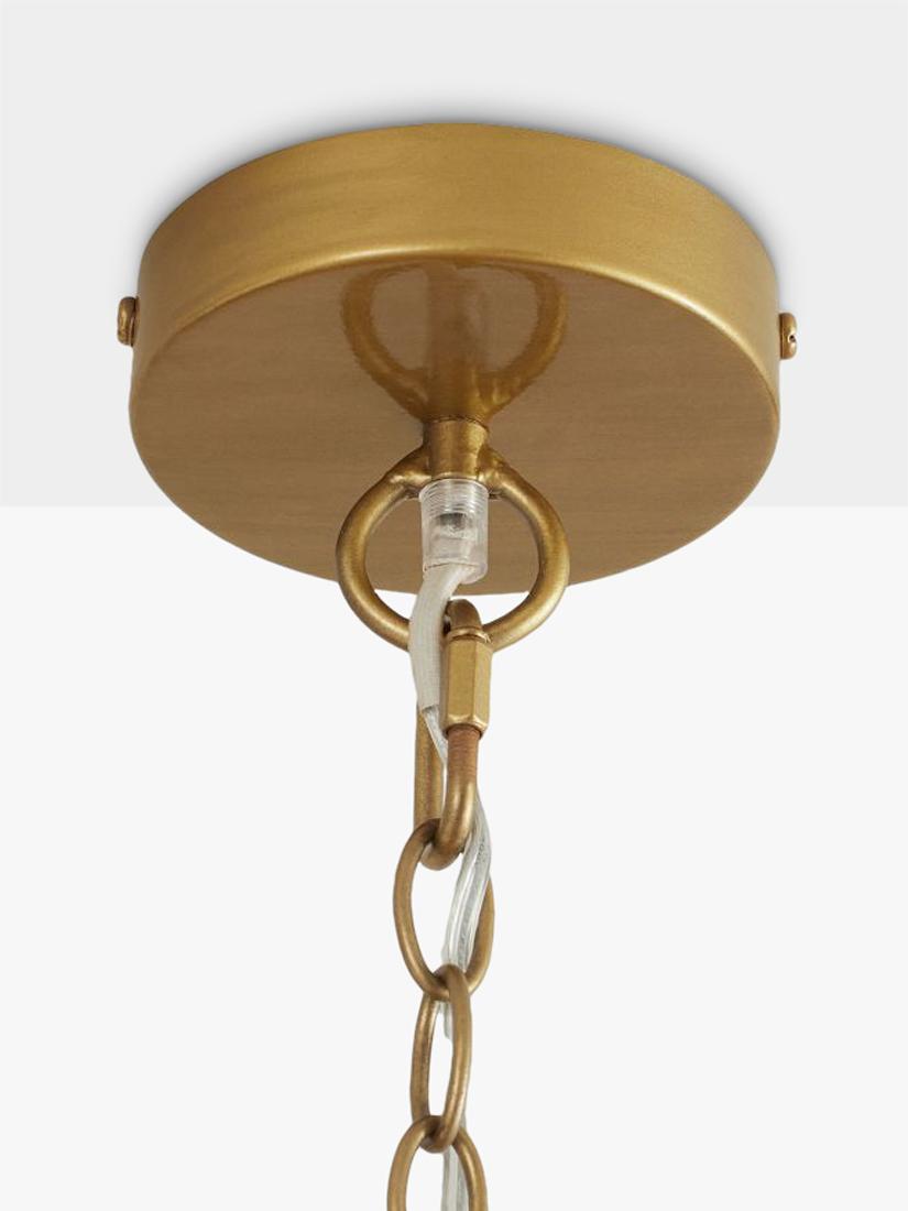 Pottery Barn Bristol bowl beaded wood chandelier 76cm - British product