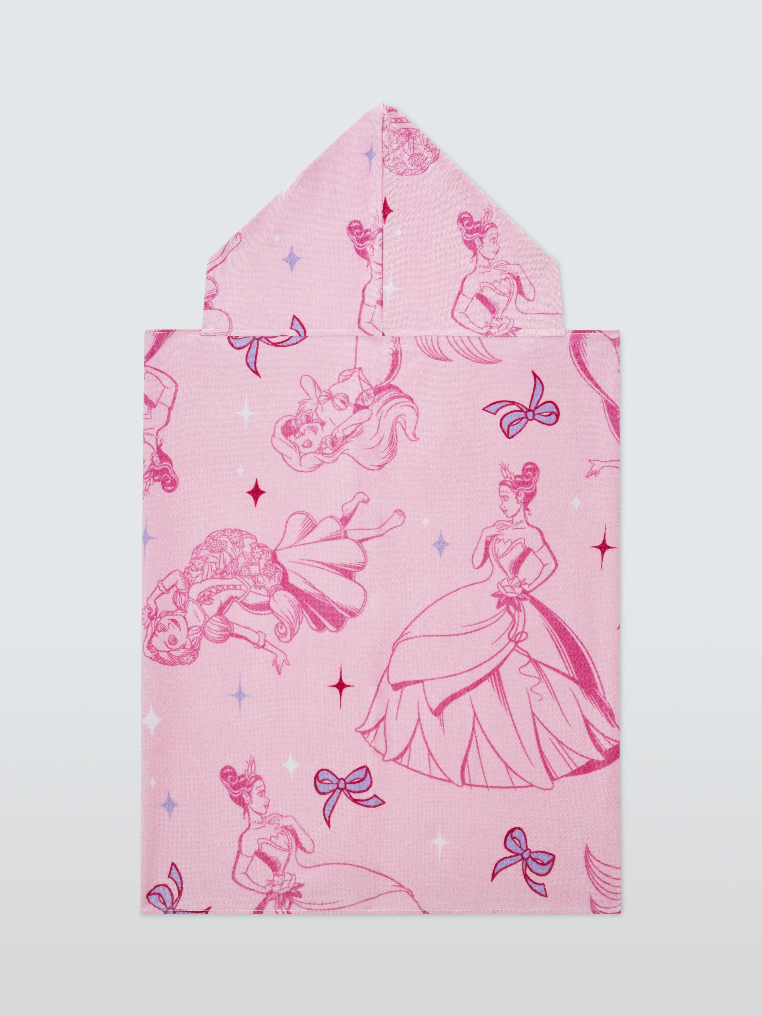 Disney Princess hooded towel with padded crown - British product