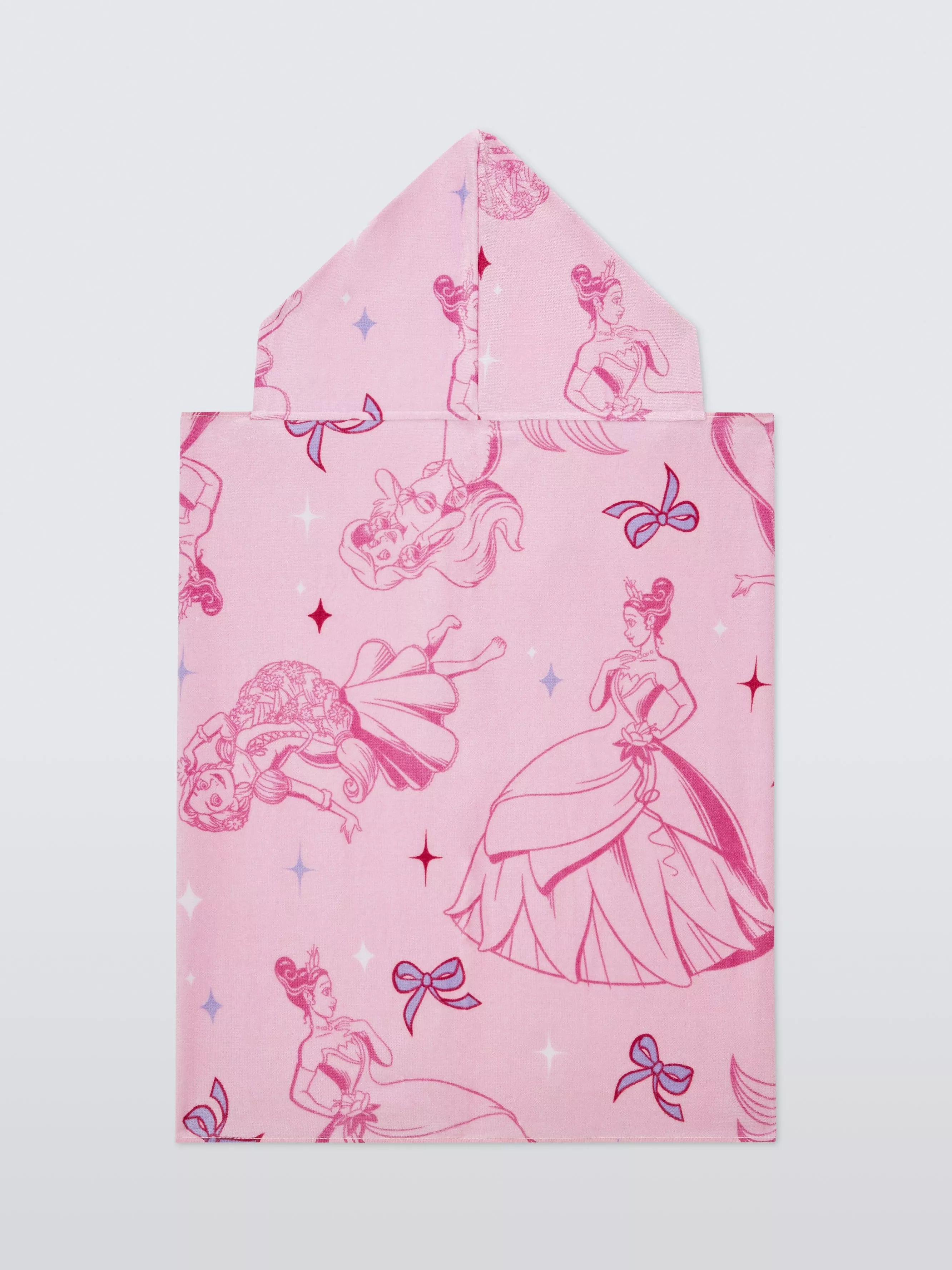 Disney Princess hooded towel with padded crown - British product
