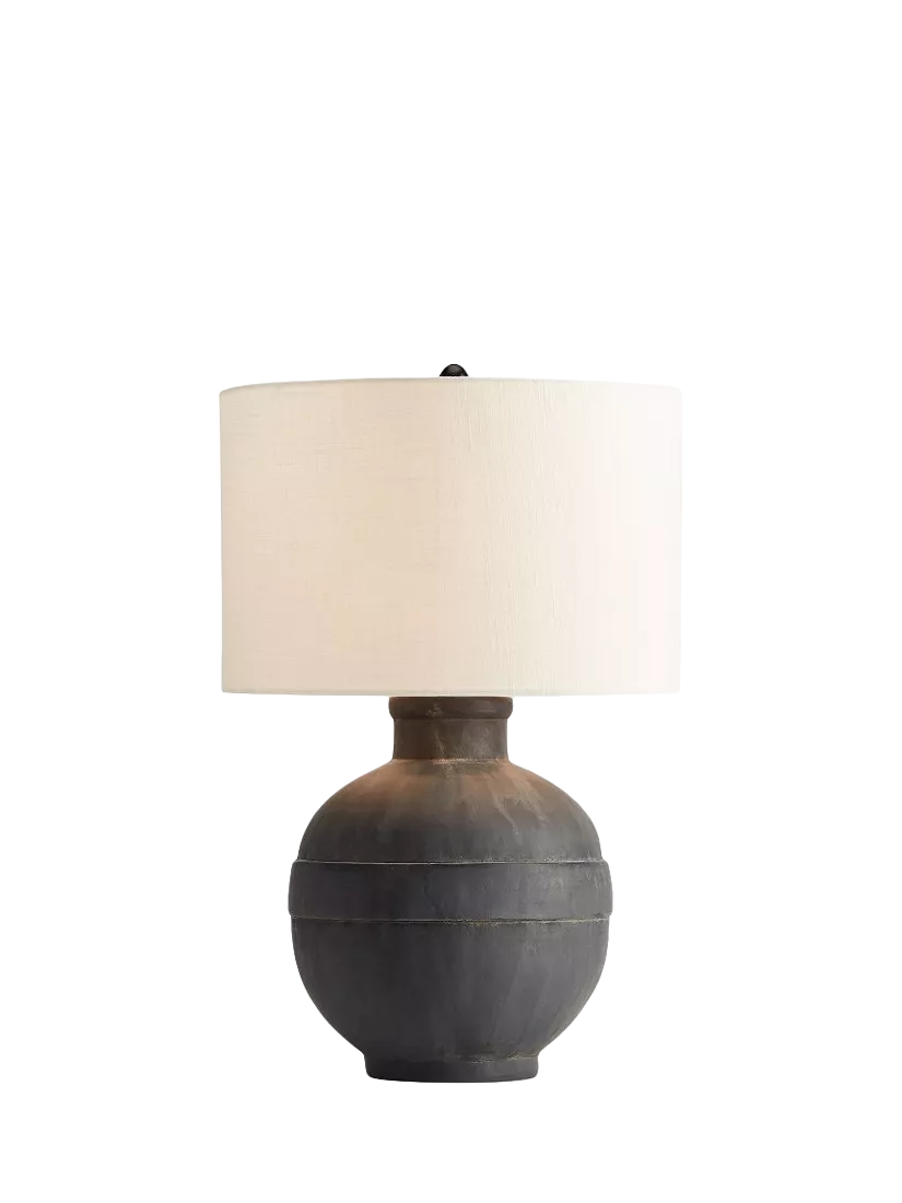 Pottery Barn Faris Small Ceramic Table Lamp