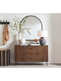 Pottery Barn Faris small ceramic table lamp with linen shade (British brand)