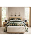 Pottery Barn Faris small ceramic table lamp with linen shade (British brand)