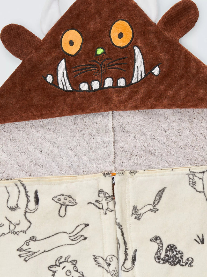 The Gruffalo hooded towel with 3D ears - British product