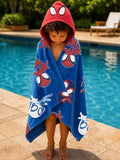 Spidey And His Amazing Friends hooded kids towel (British brand)