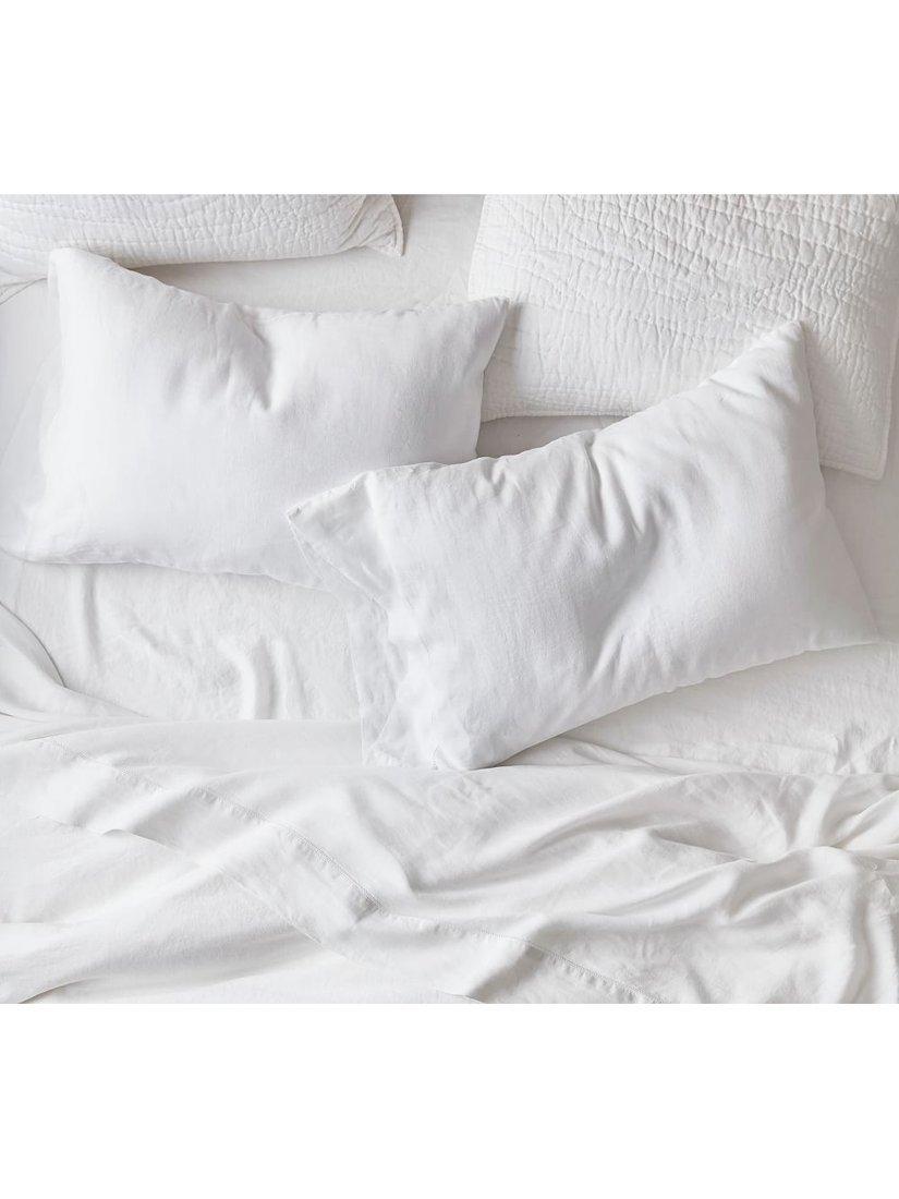 Pottery Barn Belgian flax linen king size sheet set - British product