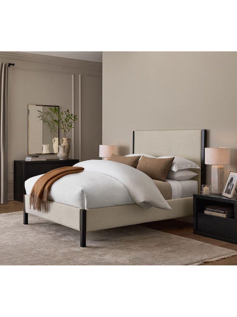 Pottery Barn Belgian flax linen king size sheet set - British product