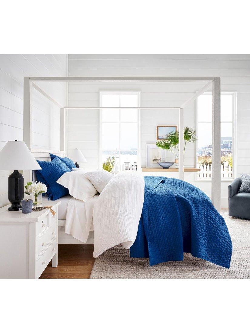 Pottery Barn 400 thread count brushed organic cotton kingsize sheet set - British product