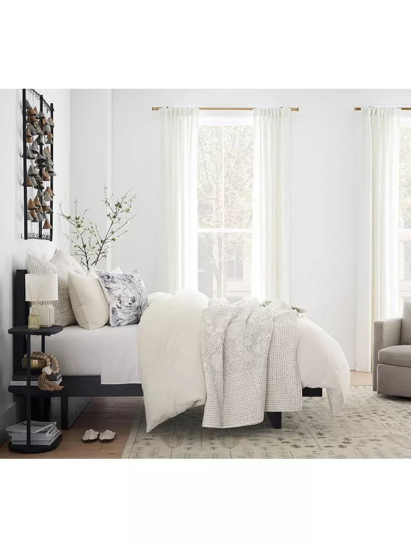 Pottery Barn 400 thread count brushed organic cotton kingsize sheet set - British product