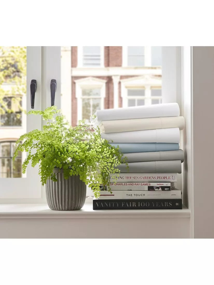 Pottery Barn 400 thread count brushed organic cotton kingsize sheet set - British product