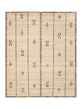 Pottery Barn Calliope wool rug Flax Black (British brand)