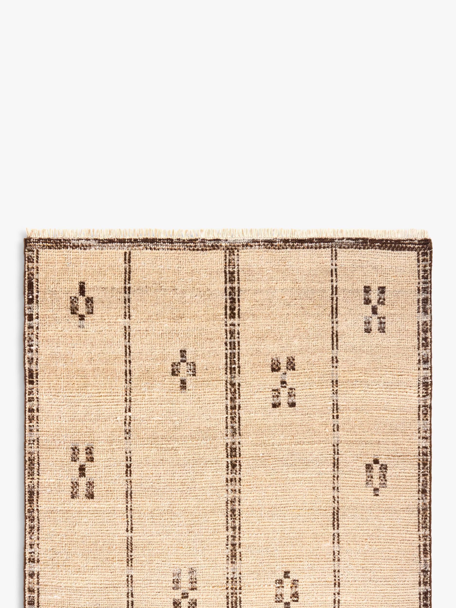 Pottery Barn Calliope wool rug Flax Black (British brand)