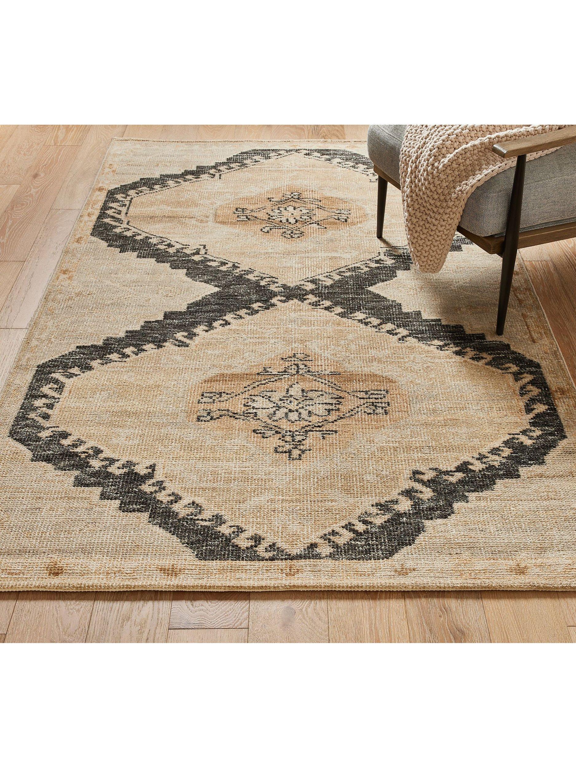 Pottery Barn Demitria flax wool rug 152x244cm - British product