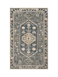 Pottery Barn Marietta Pure Wool Rug, Steel Blue Multi, 5 x 8"