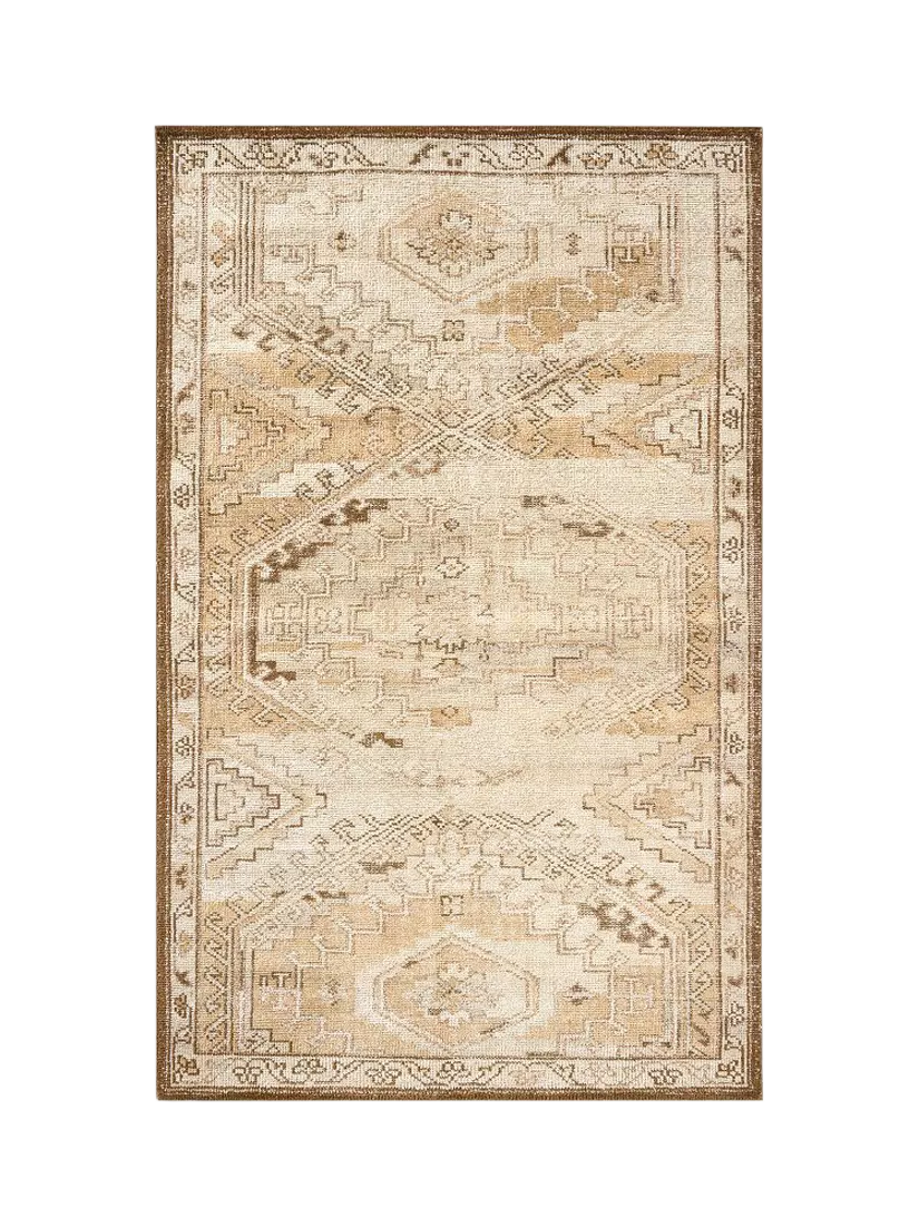 Pottery Barn Melba abstract rug neutral multi 152x244cm, UK version