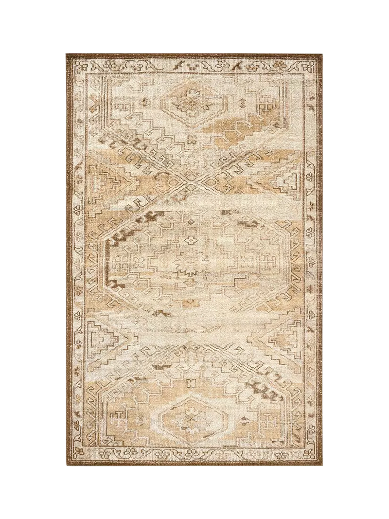 Pottery Barn Melba abstract rug neutral multi 152x244cm, UK version