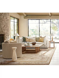 Pottery Barn Melba abstract rug neutral multi 152x244cm, UK version
