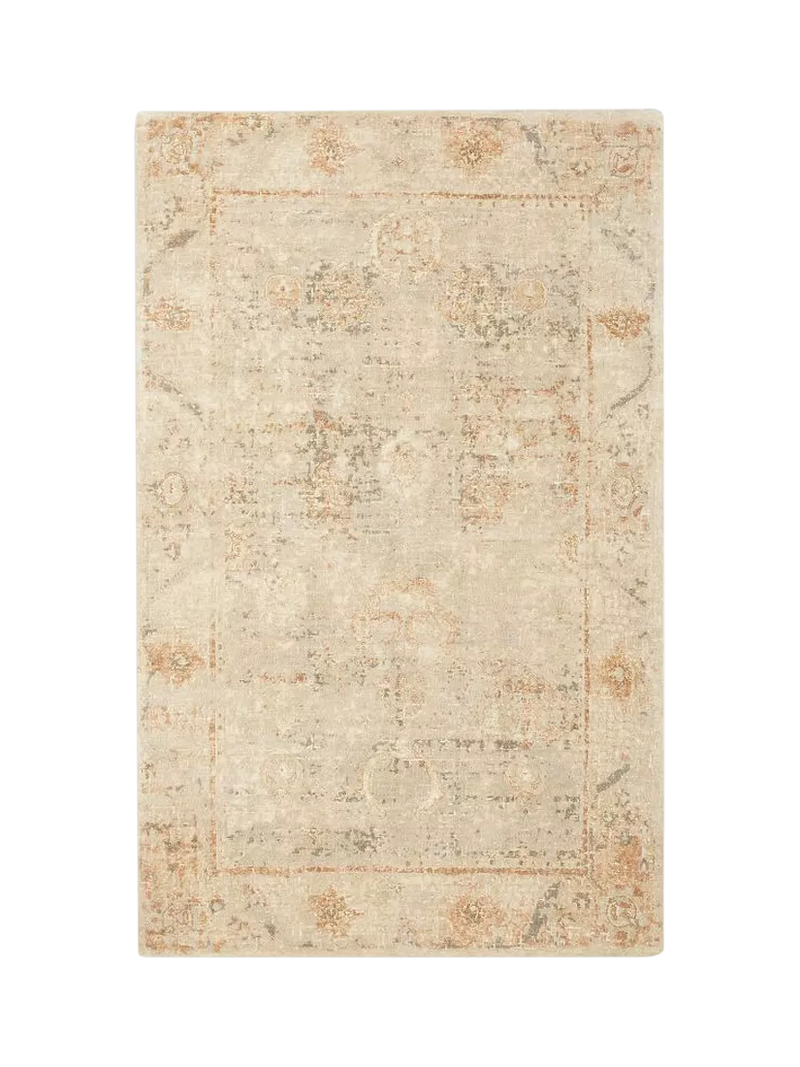 Pottery Barn Nahla Abstract Rug, Flax Multi, 5 x 8"