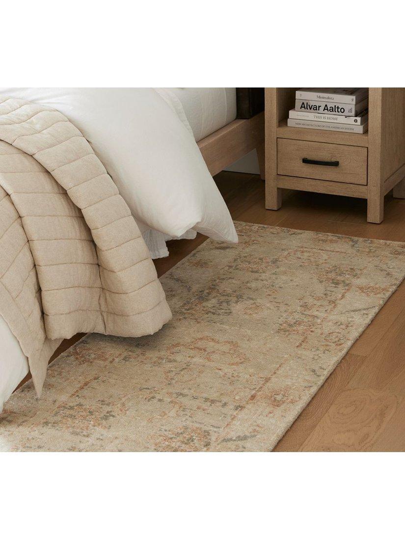 Pottery Barn Nahla abstract rug flax multi 152x244cm - British product