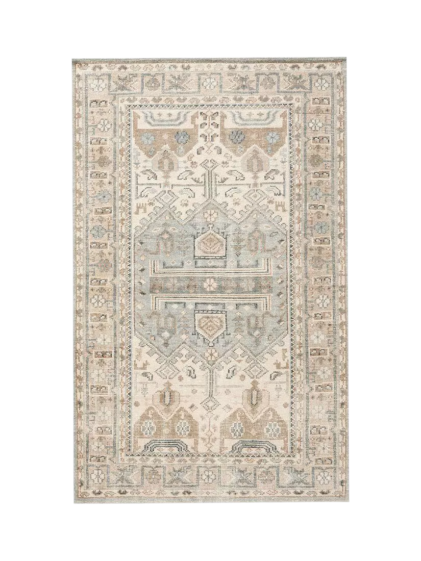 Pottery Barn Nicolette Natural Hand Knotted Wool Rug, 183 x 274 cm