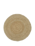 Pottery Barn round jute rug natural 244cm, UK version