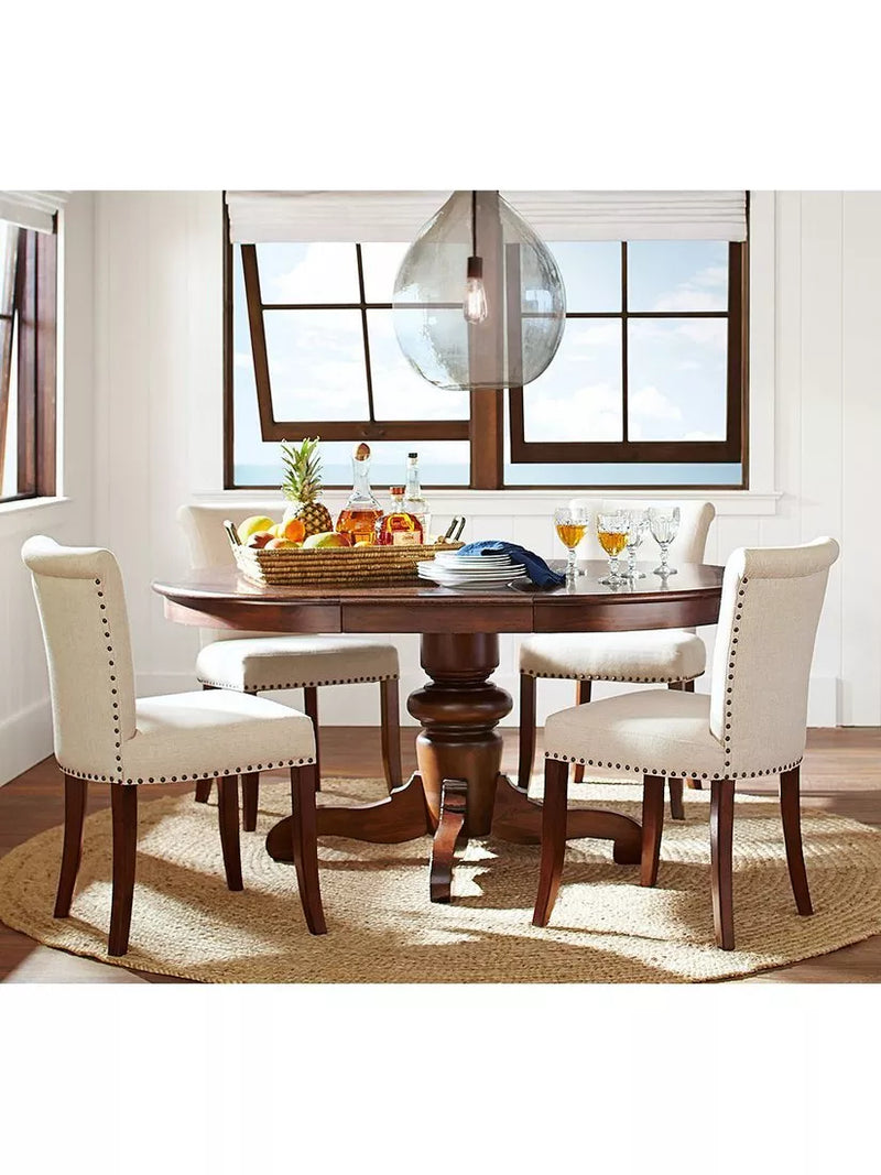 Pottery Barn round jute rug natural 244cm, UK version