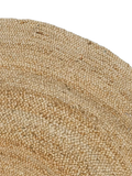Pottery Barn round jute rug natural 244cm, UK version